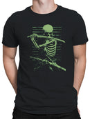 Samurai Skeleton with Katana Men's T-shirt