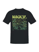 Enchanting Frog and Floral Design Men's T-shirt