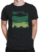 Cowboy and UFO Desert Encounter Men's T-shirt