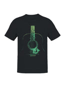 Vintage Distressed Guitar Design Men's T-shirt
