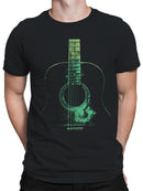 Vintage Distressed Guitar Design Men's T-shirt