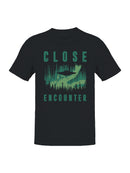 UFO Close Encounter Forest Design Men's T-shirt