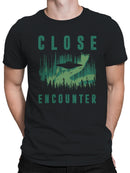 UFO Close Encounter Forest Design Men's T-shirt