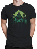 Ancient Jungle Pyramid Design Men's T-shirt