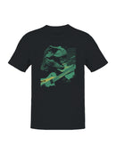 Dinosaur Rock Guitarist Vibes Men's T-shirt