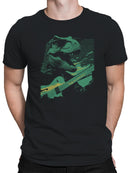 Dinosaur Rock Guitarist Vibes Men's T-shirt