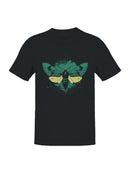 Geometric Luna Moth Art Men's T-shirt