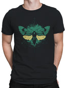 Geometric Luna Moth Art Men's T-shirt