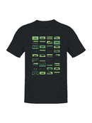 Retro Cassette Tape Collection Art Men's T-shirt