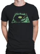 Retro Vinyl Record Player Art Men's T-shirt