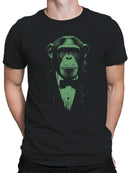 Formal Chimpanzee Art Men's T-shirt