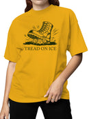 Boot Tread On Ice Women's T-shirt