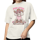 Paw-some Cowgirl Poodle Women's T-shirt