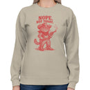 Cowboy Cat Funny Women's Sweatshirt