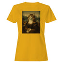 Mona Lisa Cat Parody Women's T-shirt