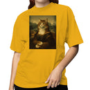 Mona Lisa Cat Parody Women's T-shirt