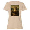 Mona Lisa Cat Parody Women's T-shirt
