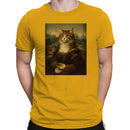 Mona Lisa Cat Parody Men's T-shirt