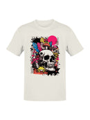 Psychedelic Skull with Crystals and Frog Men's T-shirt