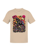 Neon Mecha Kaiju Rampage Hashire Men's T-shirt