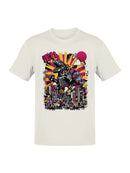 Neon Mecha Kaiju Rampage Hashire Men's T-shirt