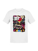 Japanese Drift Car Street Neon Art Men's T-shirt
