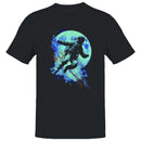 Neon Astronaut Space Floating Men's T-shirt