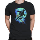 Neon Astronaut Space Floating Men's T-shirt