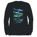 Neon Sharks & Coral Reef  Men's Sweatshirt