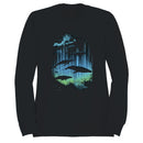 Cosmic Whales & Northern Lights Men's Sweatshirt