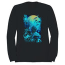 Neon Ocean Sunset Men's Sweatshirt
