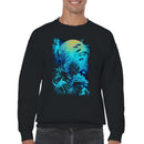 Neon Ocean Sunset Men's Sweatshirt