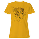 Botanical Line Art Woman Portrait Women's T-shirt