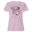 Botanical Line Art Woman Portrait Women's T-shirt
