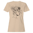 Botanical Line Art Woman Portrait Women's T-shirt