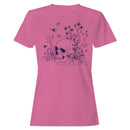 Skull and Wildflowers Gothic Art Women's T-shirt
