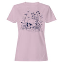 Skull and Wildflowers Gothic Art Women's T-shirt