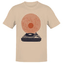 Orange Retro Turntable  Men's T-shirt