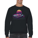 Retro Sunset Synthwave  Men's Sweatshirt