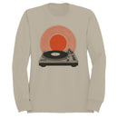 Retro Turntable Sunburst Men's Sweatshirt