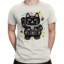 Lucky Maneki Neko Cat Men's T-shirt