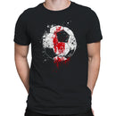 Grunge Soccer Ball Splash Men's T-shirt