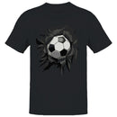 Soccer Breaking Through Art Men's T-shirt