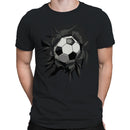 Soccer Breaking Through Art Men's T-shirt