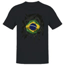 Brazil Soccer Ordem e Progresso Men's T-shirt