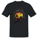 Spain Soccer Ripped  Men's T-shirt