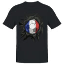 France Soccer Ball  Men's T-shirt