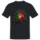 Portugal Soccer Crest  Men's T-shirt