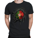 Portugal Soccer Crest  Men's T-shirt