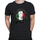 Italy Soccer Ball Smash Men's T-shirt